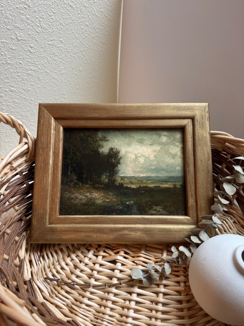 Classic Gold Framed Landscape Art Print  5x7